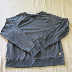 Vuori blue crew neck sweater - Size S - Dreamknit fabric